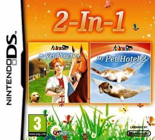 2 In 1 My Vet Practice & My Pet Hotel 2 (Europe) Game Cover